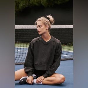 NWT Free People Main Event Sweat Pullover